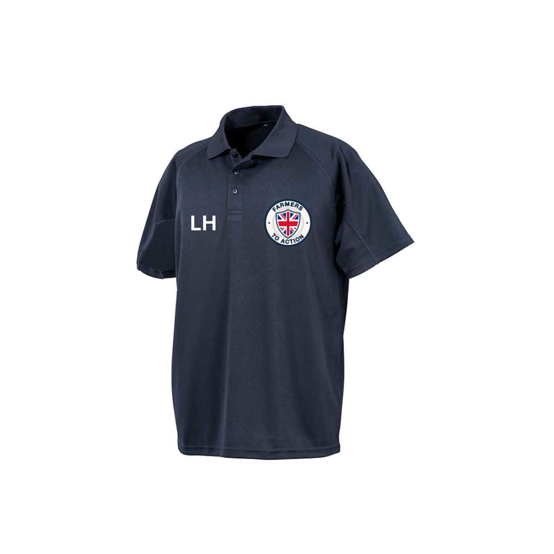 Farmers To Action Aircool Adult Polo Shirt