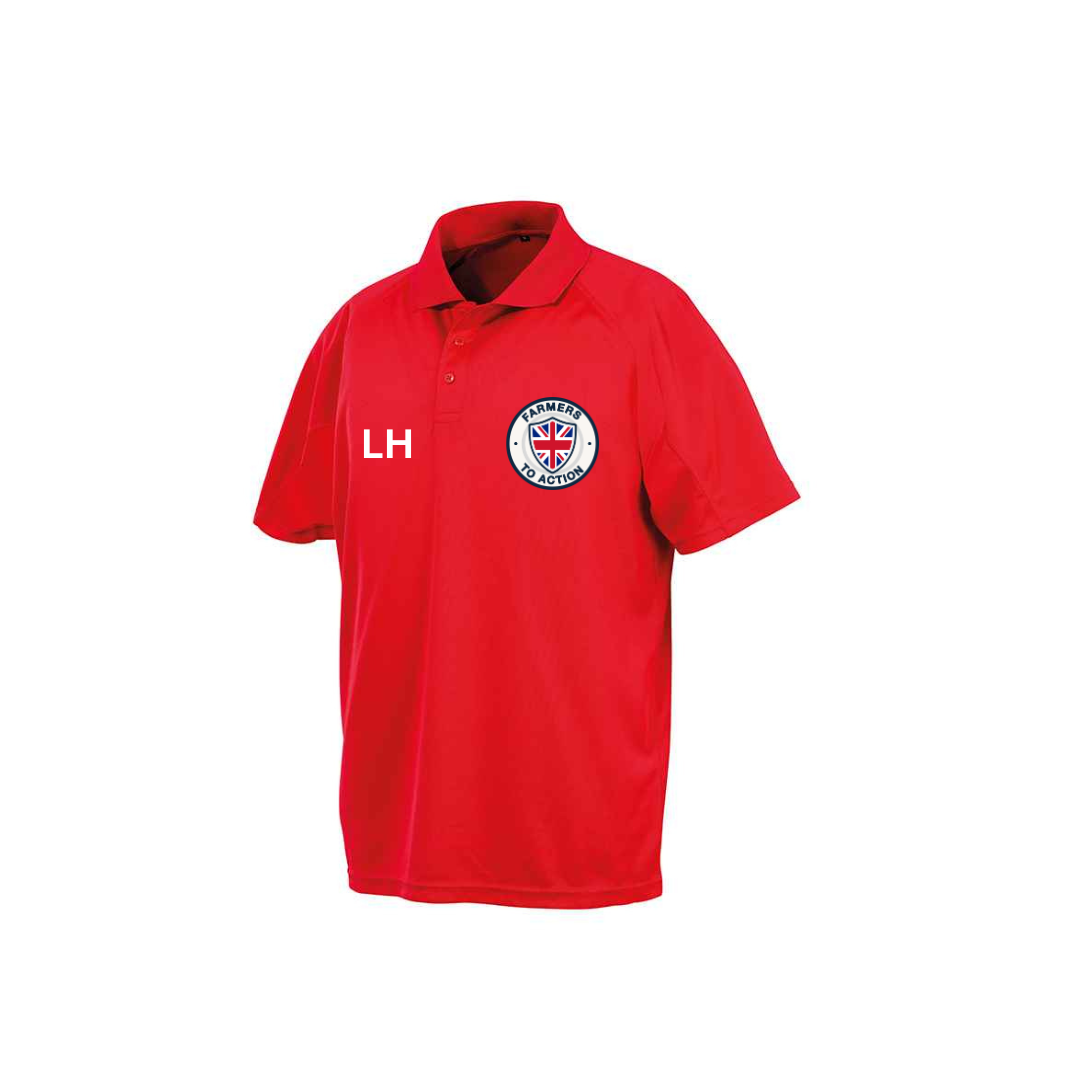 Farmers To Action Aircool Adult Polo Shirt