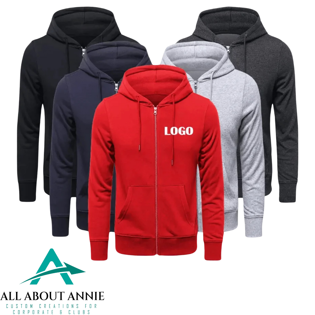 Adults Zip Hoodie Colours