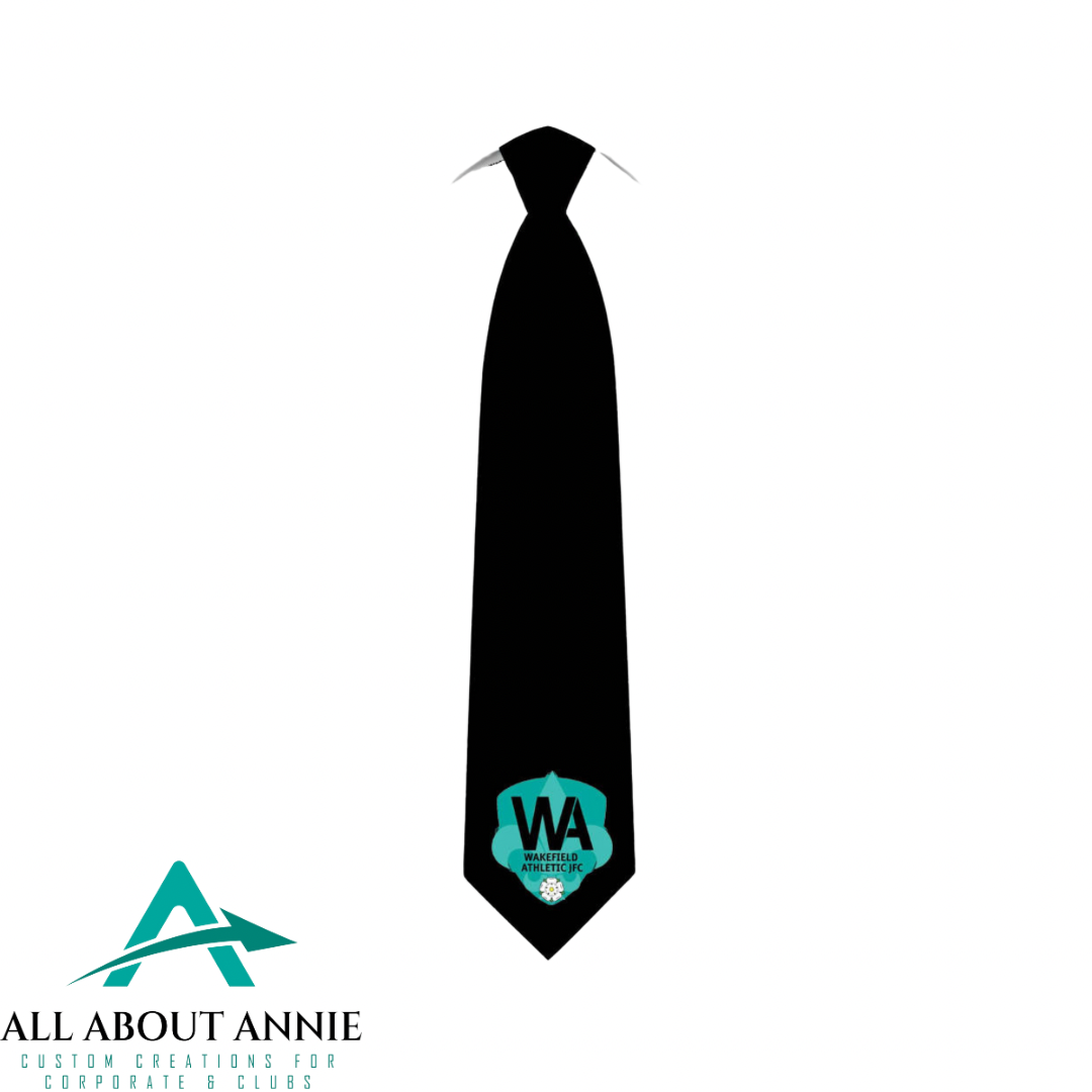 Branded Silk Ties - Black