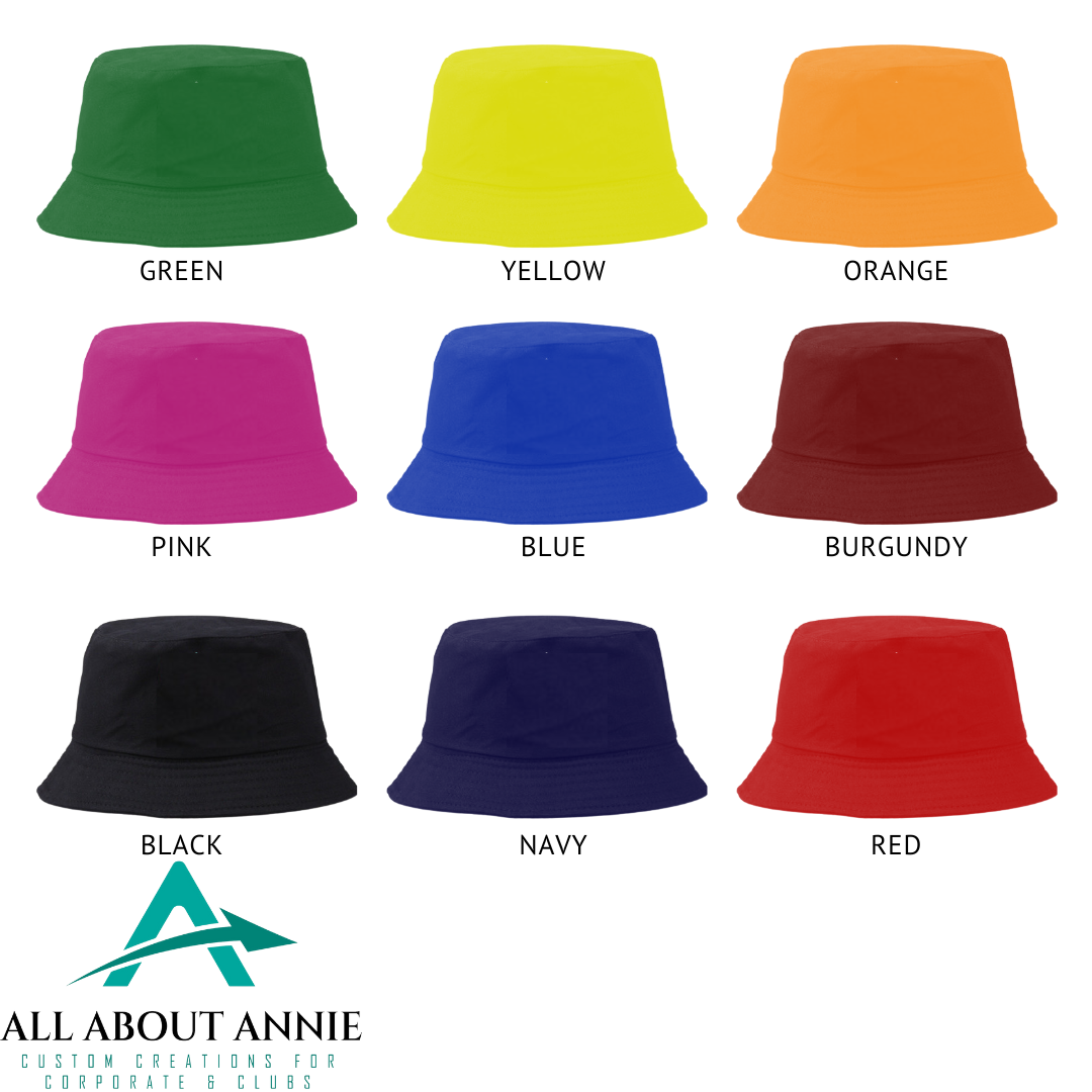 Bucket Hat - Colour Chart