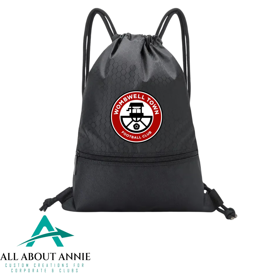 Sports Drawstring Bag - Black