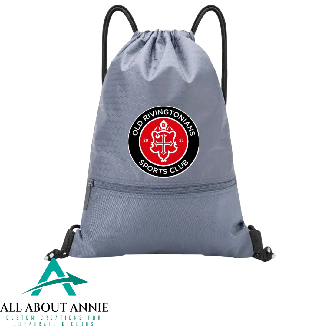 Sports Drawstring Bag - Grey