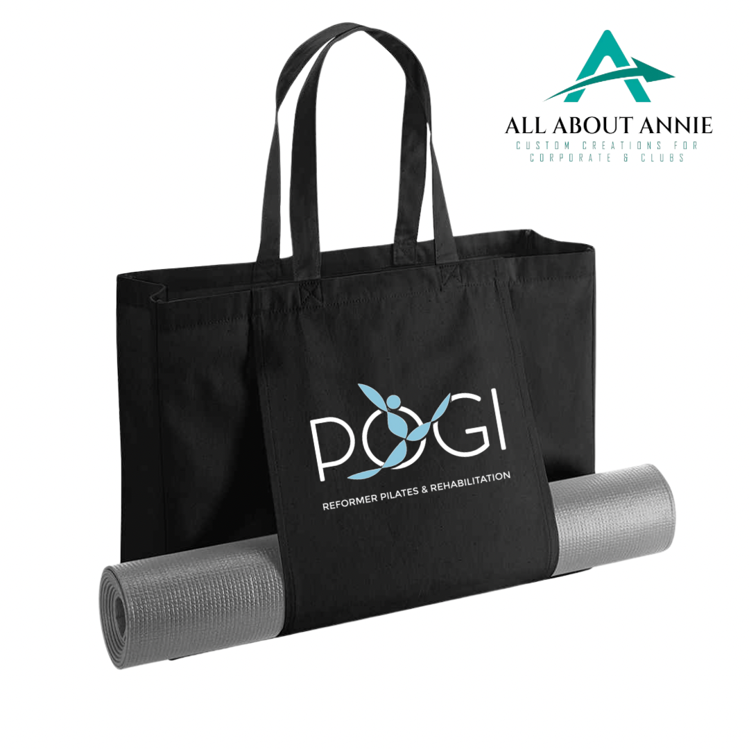 Yoga/Pilates Tote Bag - Black