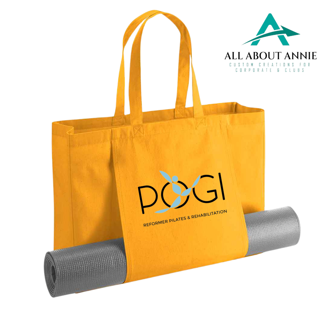 Yoga/Pilates Tote Bag - Mustard